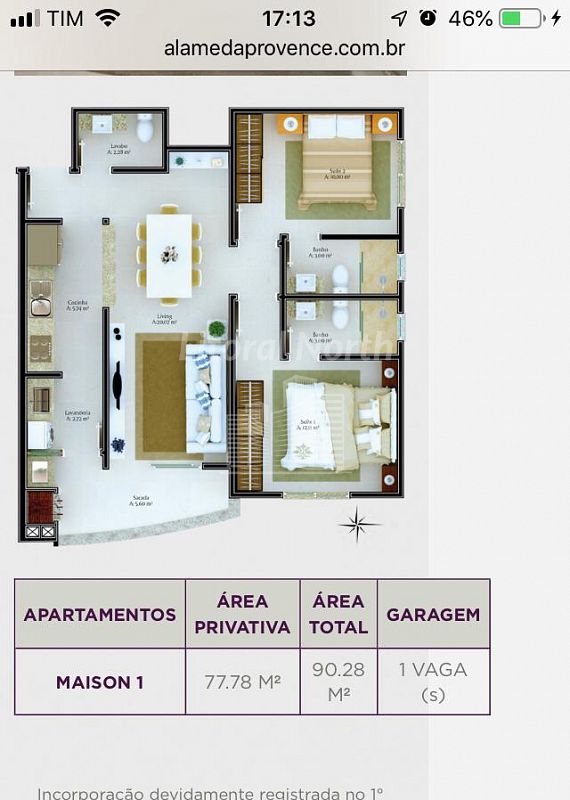 Apartamento de 2 quartos, 77m² no bairro São Francisco de Assis, em Camboriú | Eu Corretor