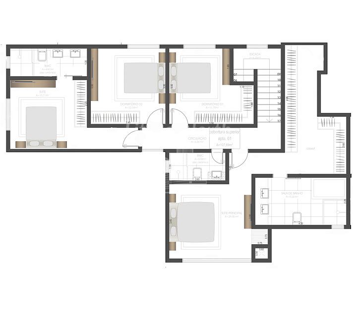 Apartamento de 3 quartos, 131m² no bairro Centro, em Balneário Camboriú | Eu Corretor