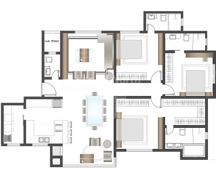 Apartamento de 3 quartos, 131m² no bairro Centro, em Balneário Camboriú | Eu Corretor