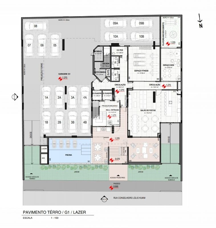 Apartamento de 3 quartos, 211m² no bairro Praia Brava, em Itajaí | Eu Corretor