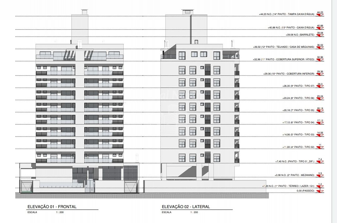 Apartamento de 3 quartos, 211m² no bairro Praia Brava, em Itajaí | Eu Corretor