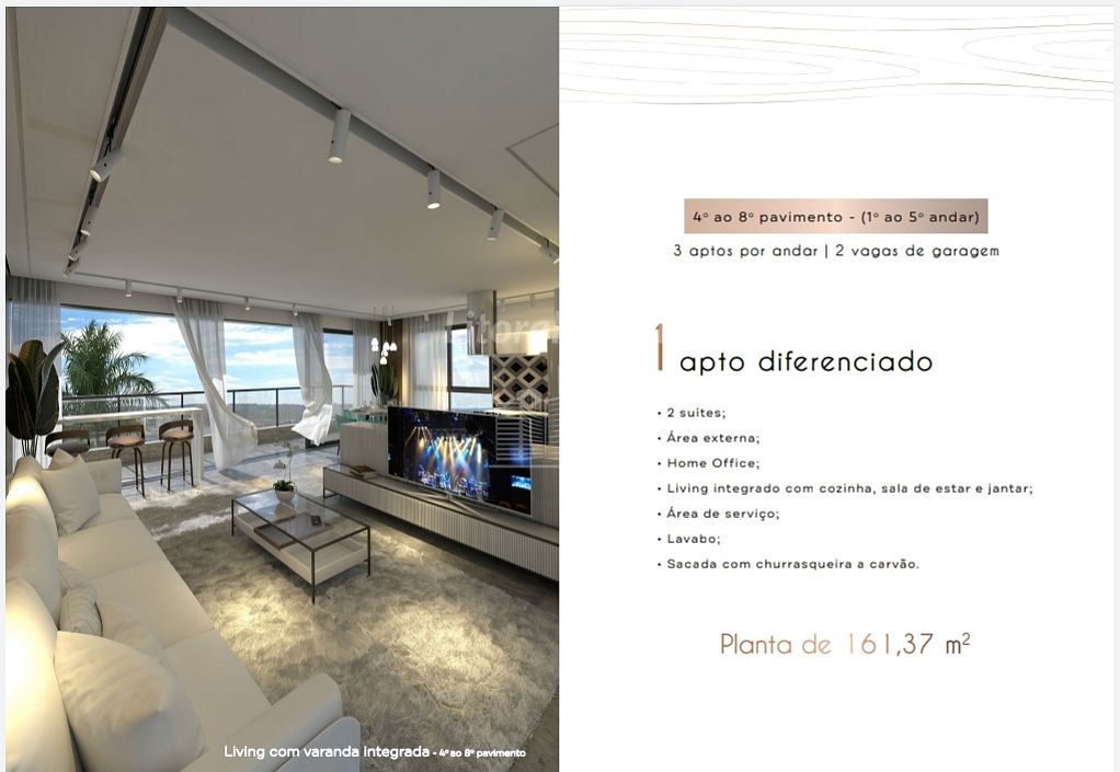 Apartamento de 2 quartos, 109m² no bairro Praia Brava, em Itajaí | Eu Corretor