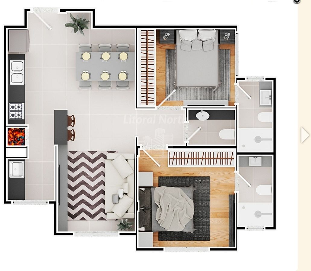 Apartamento de 2 quartos, 67m² no bairro Nações, em Balneário Camboriú | Eu Corretor