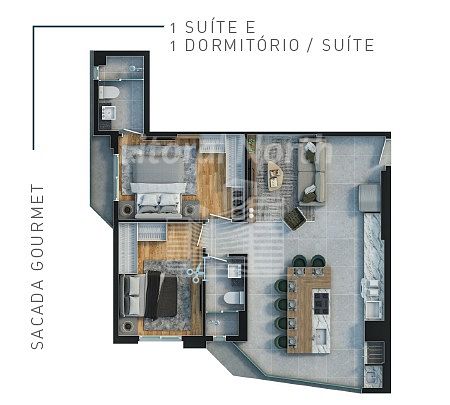 Apartamento de 2 quartos, 78m² no bairro Vila Operária, em Itajaí | Eu Corretor