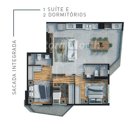 Apartamento de 2 quartos, 78m² no bairro Vila Operária, em Itajaí | Eu Corretor