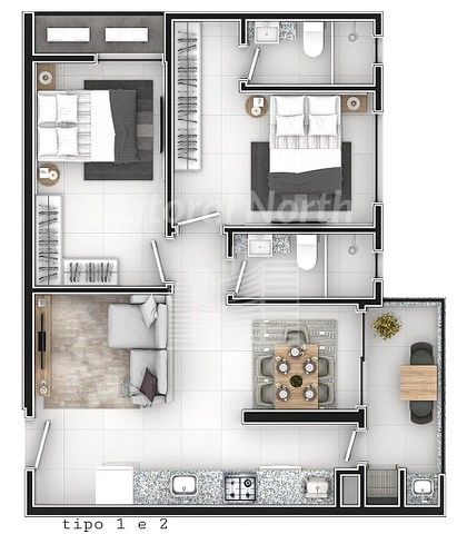 Apartamento de 2 quartos, 70m² no bairro Centro, em Itajaí | Eu Corretor