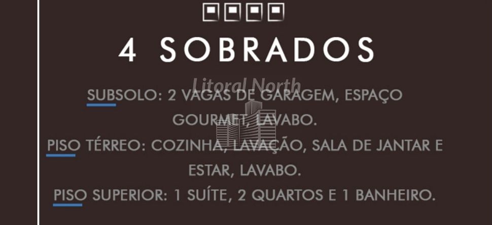 Sobrado de 3 quartos, 130m² no bairro Fazendinha, em Itajaí | Eu Corretor