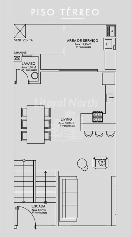 Sobrado de 3 quartos, 130m² no bairro Fazendinha, em Itajaí | Eu Corretor