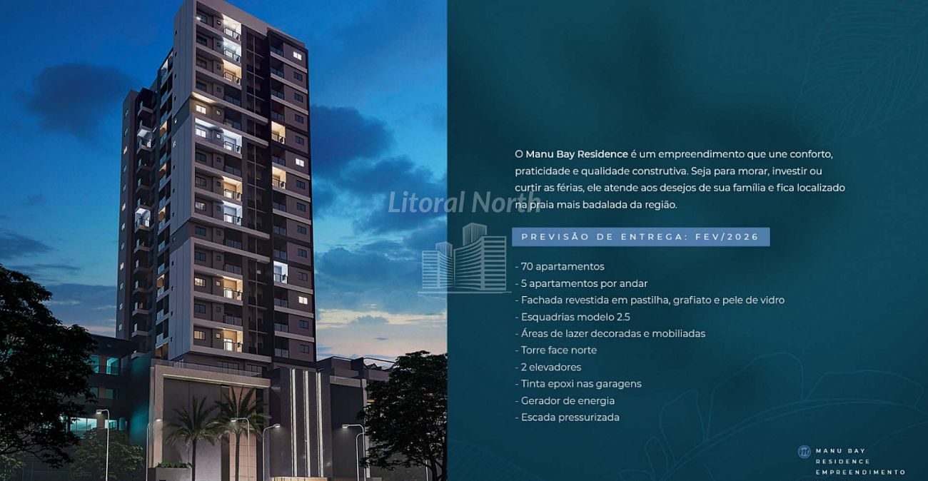 Apartamento de 2 quartos, 74m² no bairro Praia Brava, em Itajaí | Eu Corretor