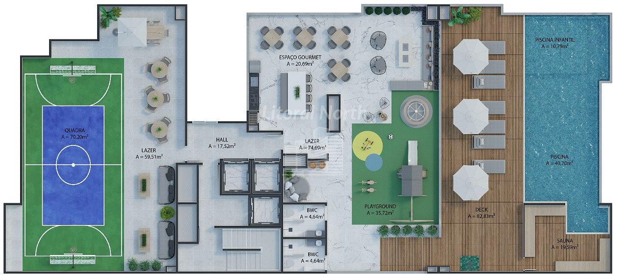 Apartamento de 3 quartos, 306m² no bairro Dom Bosco, em Itajaí | Eu Corretor