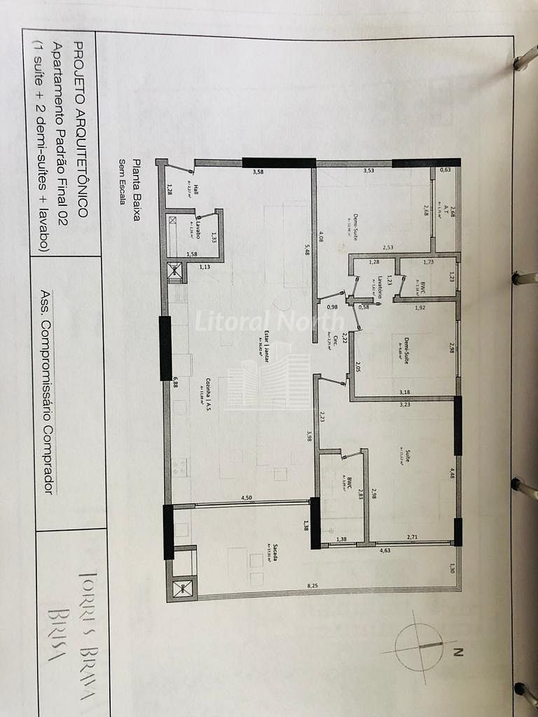 Apartamento de 3 quartos, 117m² no bairro Praia Brava, em Itajaí | Eu Corretor