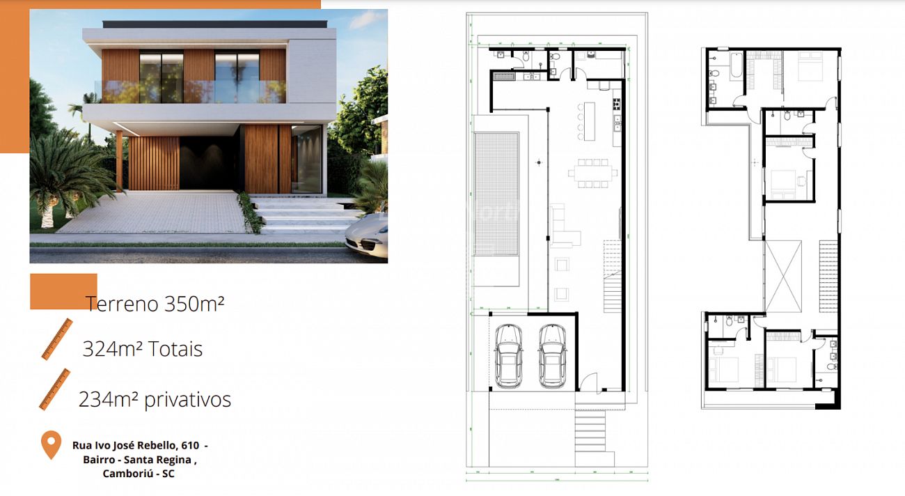 Casa de Condomínio de 4 quartos, 234m² no bairro Santa Regina, em Camboriú | Eu Corretor