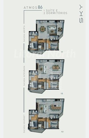 Apartamento de 3 quartos, 86m² no bairro Vila Operária, em Itajaí | Eu Corretor