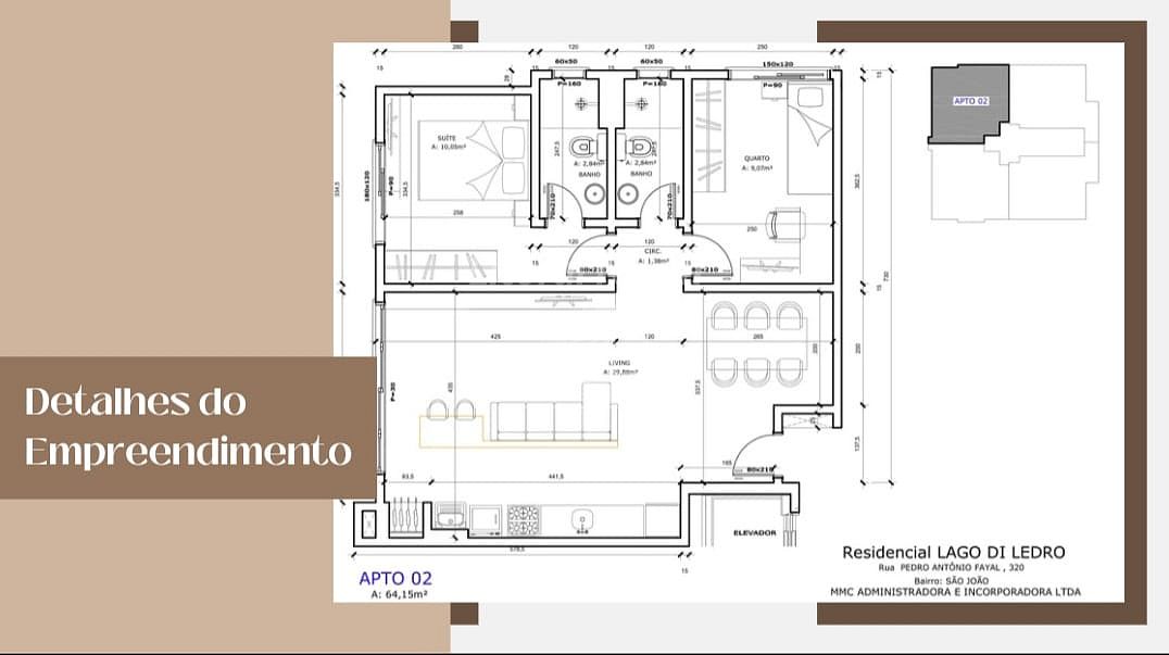 Apartamento de 2 quartos, 65m² no bairro São João, em Itajaí | Eu Corretor