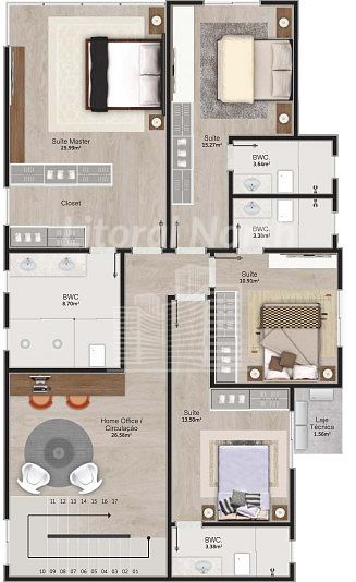 Apartamento de 3 quartos, 126m² no bairro Pioneiros, em Balneário Camboriú | Eu Corretor