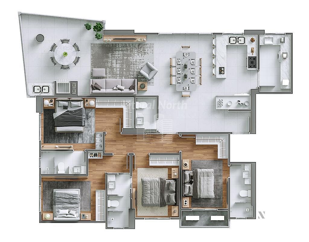 Apartamento de 3 quartos, 122m² no bairro Centro, em Balneário Camboriú | Eu Corretor